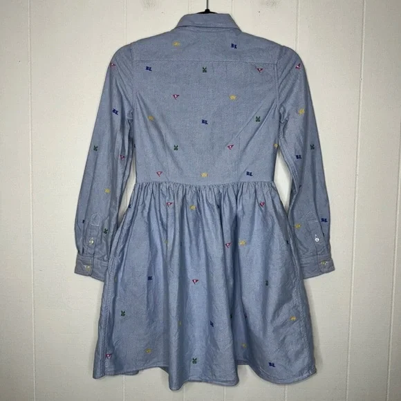 Polo Ralph Lauren | Dresses | Polo Ralph Lauren Girls Chambray Denim Shirt  Dress Size 4 Worn Twice | Poshmark